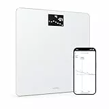 Withings Body - Balance Connectée WIFI avec Suivi du Poids et de l'IMC, Pèse-Personne Numérique avec Synchronisation à l'Application en Bluetooth ou WIFI, Blanc
