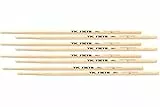 Vic Firth American Classic Séries Baguettes de batterie - 7A - American Hickory - Pointe en bois - 4 Paires