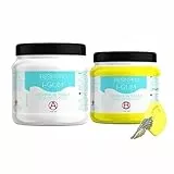 Resin Pro I-GUM 1 Kg Caoutchouc silicone en pâte, non toxique, bi-composant (1:1), Jaune- Pour Moulage d’objets et créations artistiques.