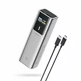 CUKTECH 10 Batterie Externe 100W 10000mAh Power Bank, PD3.0 PPS USB-C Batterie Externe Charge Rapide avec Écran TFT, Batterie Portable pour Xiaomi, iPhone 16/15, Samsung S24, iPad Air/Pro, MacBook