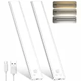 OUILA Lampe de Placard, Eclairage Led Rechargeable Interieur Placard,Sans Fi,Dimmable Lampe Led Detecteur Mouvement,Lumière Led pour Armoire Placard Escalier Cuisine