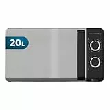 Cecotec Micro-ondes ProClean 3040. Capacité de 20 L, Revêtement Ready2Clean, 700 W de Puissance, 6 Niveaux de Fonctionnement, Minuterie 30 minutes, Mode Décongeler, Finition Noir.