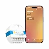 Meross Interrupteur Connecté MSS810 | Fil Neutre Requis | Switch pour Lumière Contrôle et Fonction de Temps | Commande Vocale & Contrôle à Distance | Compatible avec Apple Home, Alexa et Google Home