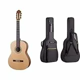 Yamaha C40MII Guitare Classique Nature Mat – Guitare traditionnelle 4/4 – Guitare classique d'étude & CAHAYA Housse de Guitare en Nylon Oxford Etui pour Guitare Etanche avec Poches Externes Housse