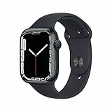 Apple Watch Series 7 (GPS, 45MM) Boîtier en Aluminium Minuit avec Bracelet Sport Minuit (Reconditionné)