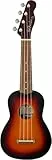 Fender Venice Ukulélé soprano Color Sunburst, Incluant des Cours Virtuels Gratuits sur Fender Play, Super Portable et Immédiatement Utilisable
