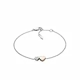 Fossil Bracelet fin en acier inoxydable avec fermoir mousqueton pour femme