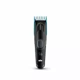 Braun Tondeuse à cheveux professionnelle, tondeuse à cheveux pour hommes avec 9 réglages de longueur, HC 5010, noire