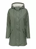 ONLY Raincoat Onlsally OTW Noos Manteau de Pluie, Castor Gray, S Femmes