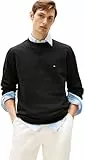 Tommy Hilfiger Sweat Homme Essential Fleece Crew Neck Regular Fit, Noir (Black), M