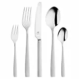 ZWILLING Set de 30 Couverts de Table, Pour 6 Personnes, Acier Inoxydable 18/10 de Haute Qualité, Mat/Poli, série Roseland