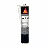 SIKA - Colle-mastic joints d'étanchéité camping-car/caravane/mobil-home - Sikaflex 521 UV Noir - Adhérence élevée - Résistant aux UV - Sans solvant - Résiste aux conditions climatiques - 300ml