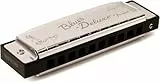 Fender Blues Deluxe Harmonica, Clé de C, 10 Trous, Nickel Chrome, Étui Inclus