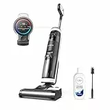 Tineco Floor One S3 Breeze Nettoyeur Sec/Humide Intelligent des Sols Durs 3 en 1 Aspirateur Balai sans Fil sans Sac Puissant avec l'Ecran LED Auto Nettoyage WiFi Connection