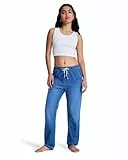 Roxy Femme Slow Swell Pant Bmtw Jean Relaxed Fit, Medium Blue, M EU