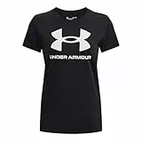 Under Armour Femme UA Logo T-Shirt pour, Noir, S EU