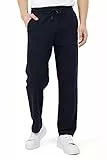Comeor Pantalon de Jogging Pantalon de Survêtement en Coton pour Homme - Pantalon de Sport Long pour Homme - Joggers (Bleu L)
