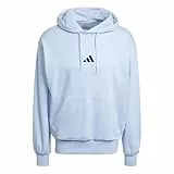 adidas Homme Essentials FEELCOZY Fleece Hoodie, Glow Blue/Black, L