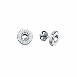 Tommy Hilfiger Jewelry Clous d'oreilles pour Femme en Acier inoxidable décorés avec cristaux