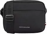 Tommy Hilfiger Sac à Bandoulière Sac Homme Repreve avec Logo, Noir (Black), Taille Unique