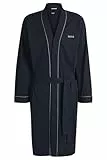 BOSS Hommes Kimono BM Peignoir en jersey de coton à logo et passepoil