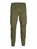 JACK & JONES Jpstkane Jjnoah Cuffed Jogger Ana Noos Pantalon de Jogging, Vert Olive, M Hommes