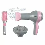 Theo Klein 5850 Braun Sèche-cheveux I Séche-cheveux pour enfants, avec brosse et diffuseur I Jouet pour enfants à partir de trois ans
