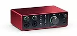 Focusrite Scarlett 4i4 4th Gen, interface audio USB pour musiciens, guitaristes, créateurs de contenus — des prises de son de haute qualité et tous les logiciels pour enregistrer