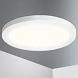 Lumare Spots Plafonnier à LED Empotrables 18W Détecteur Mouvement | 3000K | Extra Plat 19 mm | étanche IP44 pour Salle de Bain | Remplace 120W | 1400lm - Blanc chaud