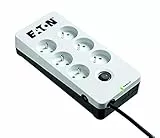 Eaton Multiprise/Parafoudre - Eaton Protection Box 6 FR - PB6F - 6 prises FR - Blanc & Noir