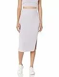 The Drop Jupe Omari en Tricot, Coupe Confortable, Violet Antique, L