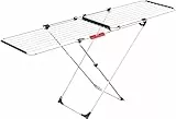 Vileda X-Leg Séchoir Doble Extensible Aluminium/Acier Blanc 209 x 60 x 97 cm