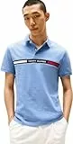 Tommy Hilfiger Polo Manches Courtes Homme Chest Insert Regular Fit, Bleu (Brisk Blue), M