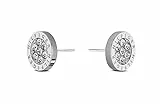 Tommy Hilfiger Jewelry Clous d'oreilles pour Femme en Acier inoxidable avec cristaux
