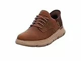 Skechers Homme Slip-ins Garza-Gervin Casual Slip-on Shoes Chaussures, Dark Brown Leather, 43 EU