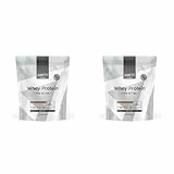 Marque Amazon - Amfit Nutrition Protéines en Poudre de Lactosérum (Whey), Chocolat Noisette, 33 portions, 1 kg (Lot de 2)