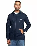Quiksilver Basic Hood Zip Young Men Sweatshirt, Navy Blazer, XL Men's
