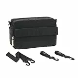 Lässig Bébé Organisateur de poussette Sac à bandoulière Sac pour poussette avec fixation pour poussette/Casual Buggy Organizer black