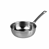 Sitram 712036 Sauteuse Horeca R forme conique diam. 20 cm, 1.9 liters, Acier Inoxydable