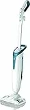 ROWENTA STEAM POWER ALL FLOORS Balai Nettoyeur Vapeur assainissant anti-bactérien, Sans Produits Chimiques, 1200 W, Tapis, Moquettes, Carrelage RY6597WH, Blanc/Bleu