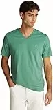 Tommy Hilfiger T-Shirt Manches Courtes Homme Essential Tee avec Col en V, Vert (Fort Green), M