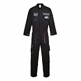Portwest Combinaison Portwest Texo Contrast, Couleur: Noir, Taille: S, TX15BKRS