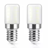 DiCUNO Ampoule LED réfrigérateur E14, Blanc froid 6000K, 3W remplace l'ampoule halogène 30W pour réfrigérateur, 300lm, Petit culot à vis lampe LED pour frigo, hotte, machine à coudre, 2 Unité