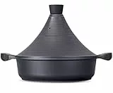 INTIGNIS® Tajine Marocain 28 cm avec Couvercle Auto-Arrosant – Plat à Tajine Induction Tous Feux, 4,2 L, Antiadhésif sans PFOA, Usage Cuisinière