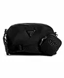 GUESS Latona, Sling, bandoulière Femme, Noir, Taille Unique