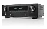 Denon AVR-X1800H Dab Amplificateur AV Home Cinéma 7.2 Canaux, 175W, HDMI 8K, HEOS Multiroom, Dolby Atmos, DTS:X, Dab+, Bluetooth, Wi-FI - Noir
