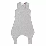 Tommee Tippee Gigoteuse à Jambes Steppee The Original Grobag, Grenouillère, Matière Douce Riche en Coton, 18-36m, 1.0 TOG, Sky Grey Marl 491546