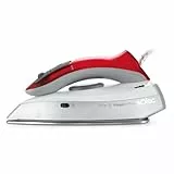 Solac Viaggio Pro - Fer à repasser de voyage 1100W, Jet vapeur 45g /mon, Semelle en céramique, Réservoir de 90ml, Poignée pliable, Cable de 1,90m, Pratique et léger