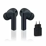 Samsung Galaxy Buds3 FE, Écouteurs sans Fil, Bluetooth, Réduction Active de Bruit, Audio 360, Gemini, Chargeur Secteur Rapide 25W Inclus, Noir, Version FR