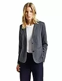Street One 2116799 Blazer Basique, Bleu Profond mélangé, 48 Femmes